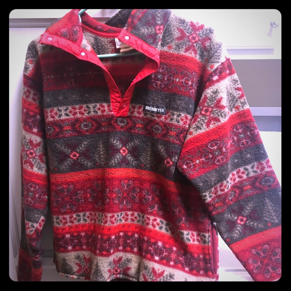 Vintage Obermeyer Pullover! Ladies size large. $30